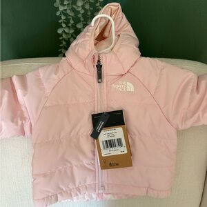 The North Face Reversible Light Pink Hooded Jacket